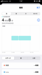 眠らなかった場合の睡眠アプリ